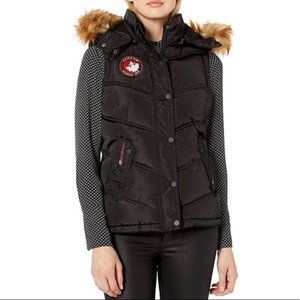 Woman Canada Weather winter puffer vest - medium